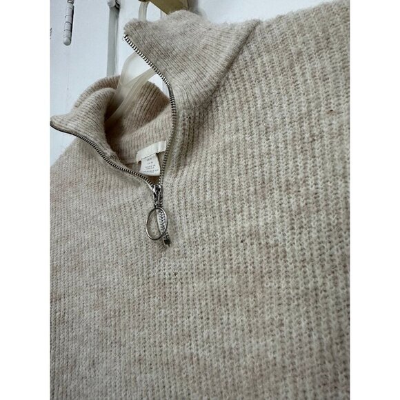 H&M women’s size medium tan, long sleeve sweater - Picture 4 of 11